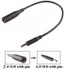 DC Cable 7.4 to 4.5mm for Dell 