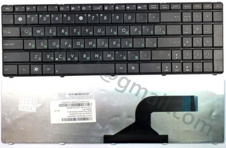 Клавиатура ASUS K52 черная 
